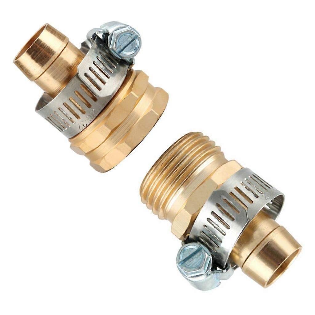 Begine Clearance 3 Sets Of 3/4 Inch American Style Internal and External Thread Aluminum Connector Hose Connector,3 Sets Of Water Pipe Connectors