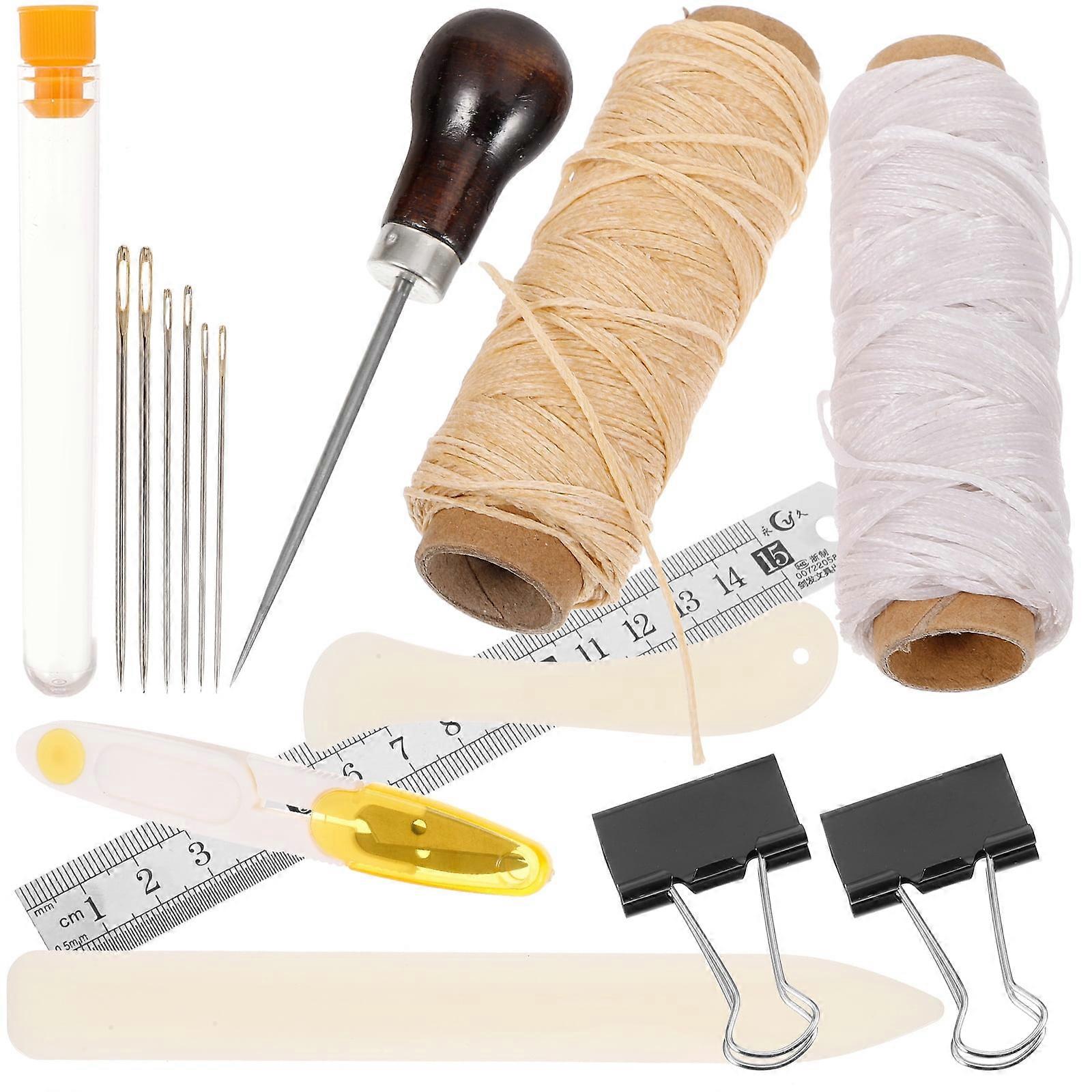 Craft Supplies Crafts Book Binding Kit for Beginners Leather Working Tools Books Suite