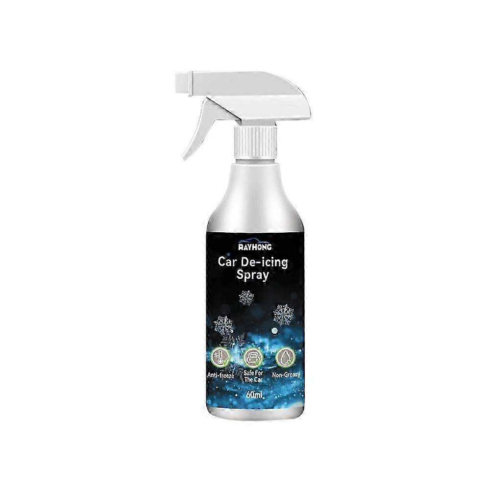 Fast-Acting Ice Melting Spray for Windshields, De Icer for Car Windshield