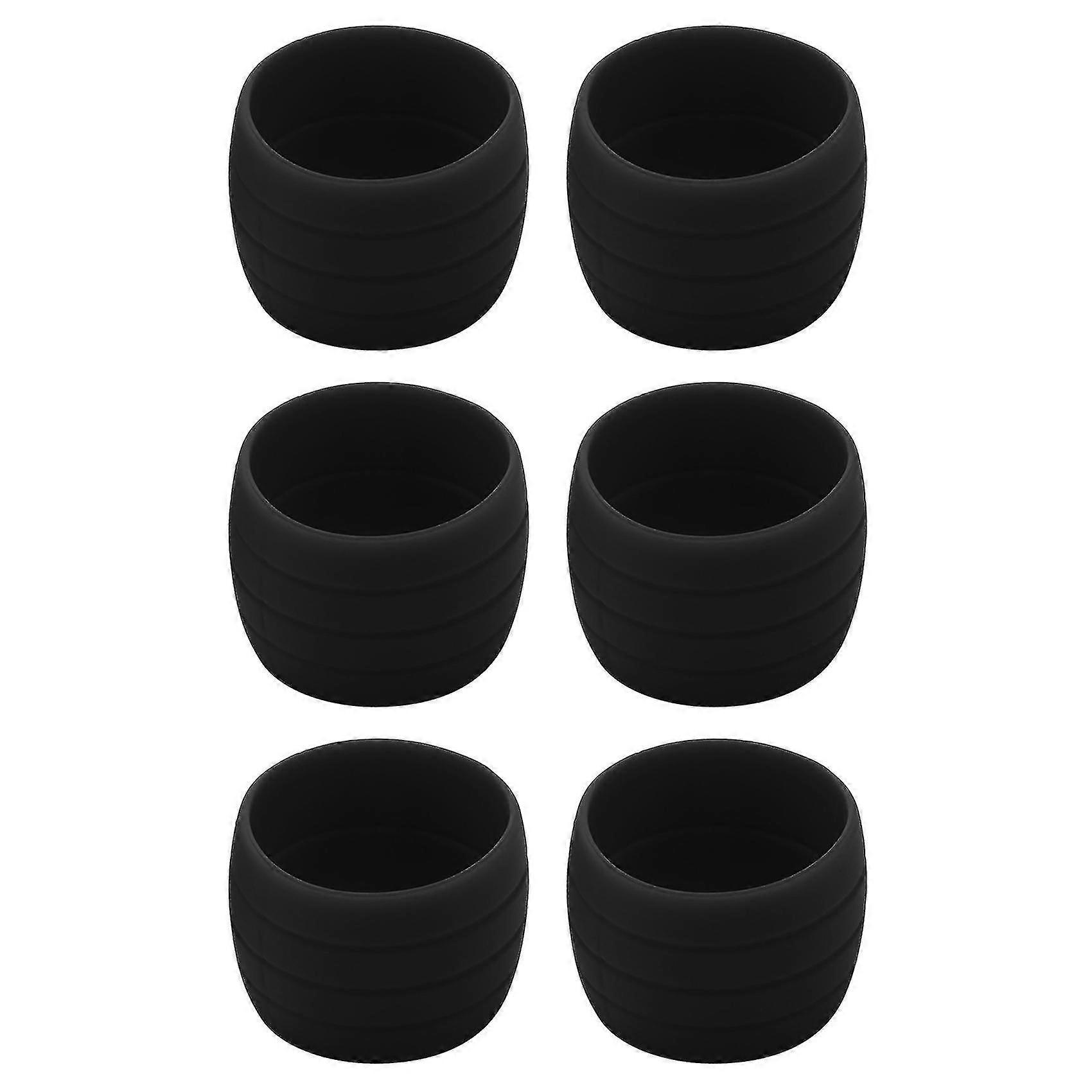 Ddyyhe 6pc Handlebar Tape Fixing Loops Road Bike Handle Grip Wrap Holding Rings Cycling Bartape Stra