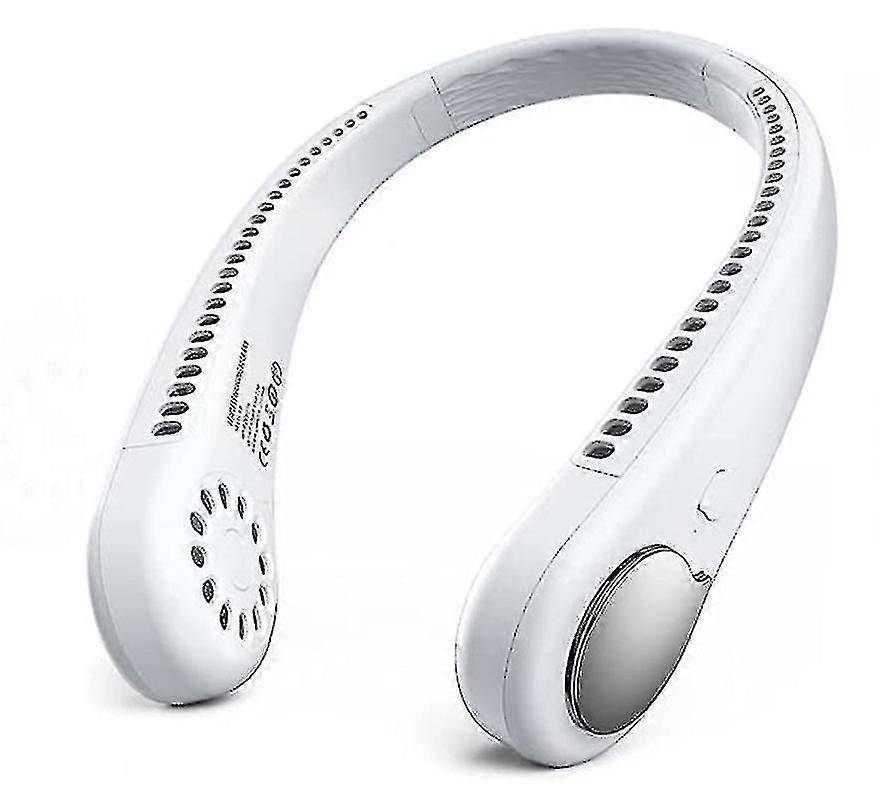 Portable Mini Neck Fan Usb With 360 Airflow, Bladeless Rechargeable