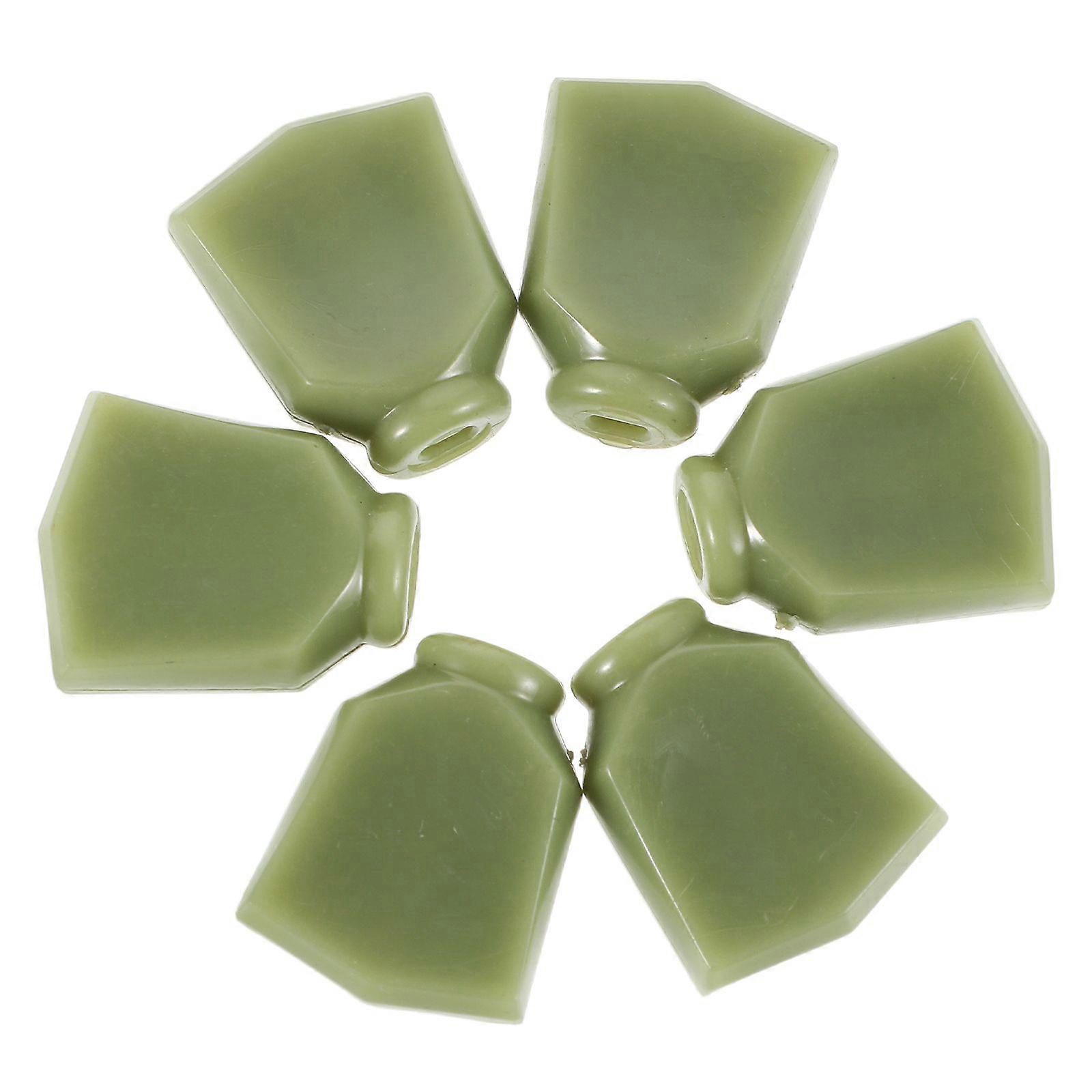 6pcs Guitar Tuning Peg Handles Tuner Cap Tuning Peg Head Button Tuner Knob Easy Installation Replacement Handle Guitar Accessories