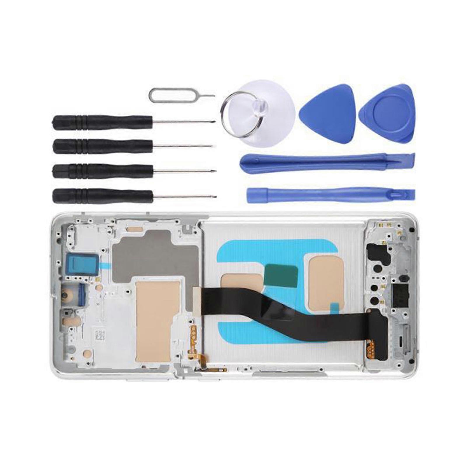 Scratch Resistant TFT LCD Display Touches Panel 6.66inch Game Multiple Tasking Support Suitable for S21 Very G998B Multicolor