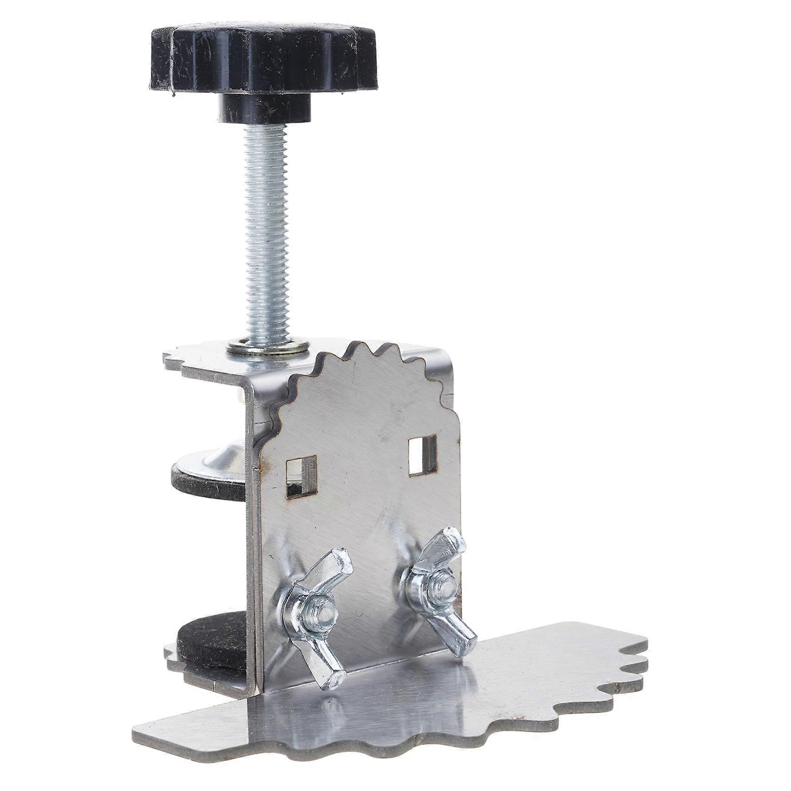 Adjustable Cabinet Door Alignment Tool 2mm Thick Stainless Steel Clamp For Precise Installation And Secure Hold Multicolor