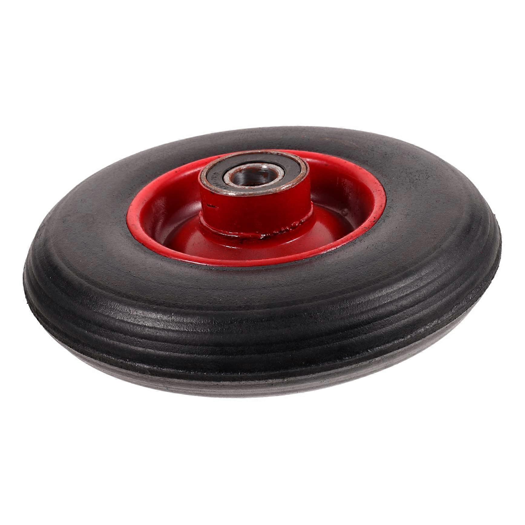 Silent Rubber Tire For Garden Cart Wheel, Solid, Lightweight, ShockAbsorbing, Easy To Use, Universal Fit