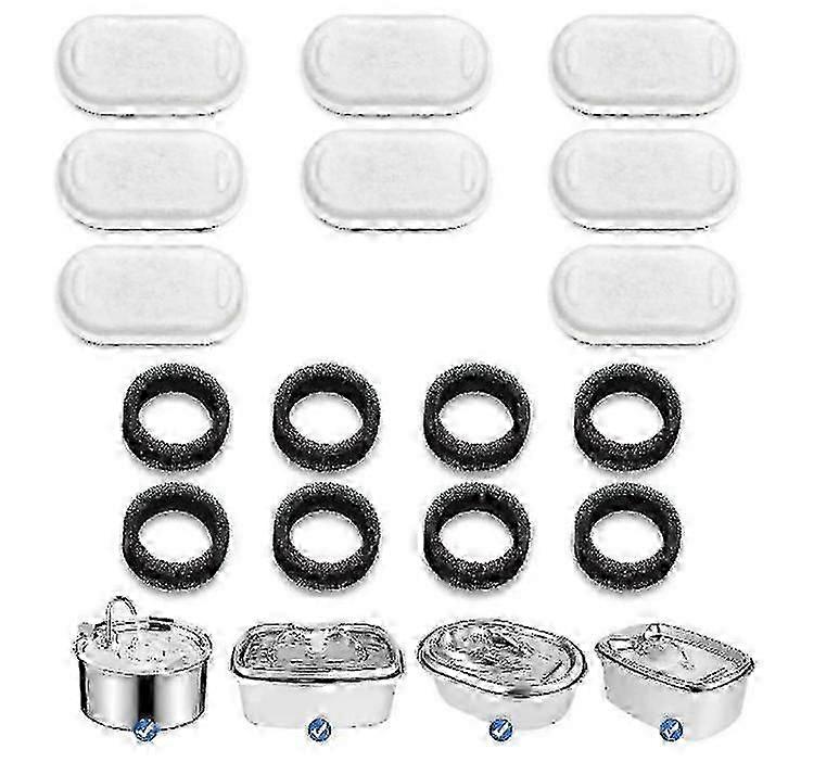 Automatická fontána na vodu pre mačky s objemom 300 ml a LED indikátorom