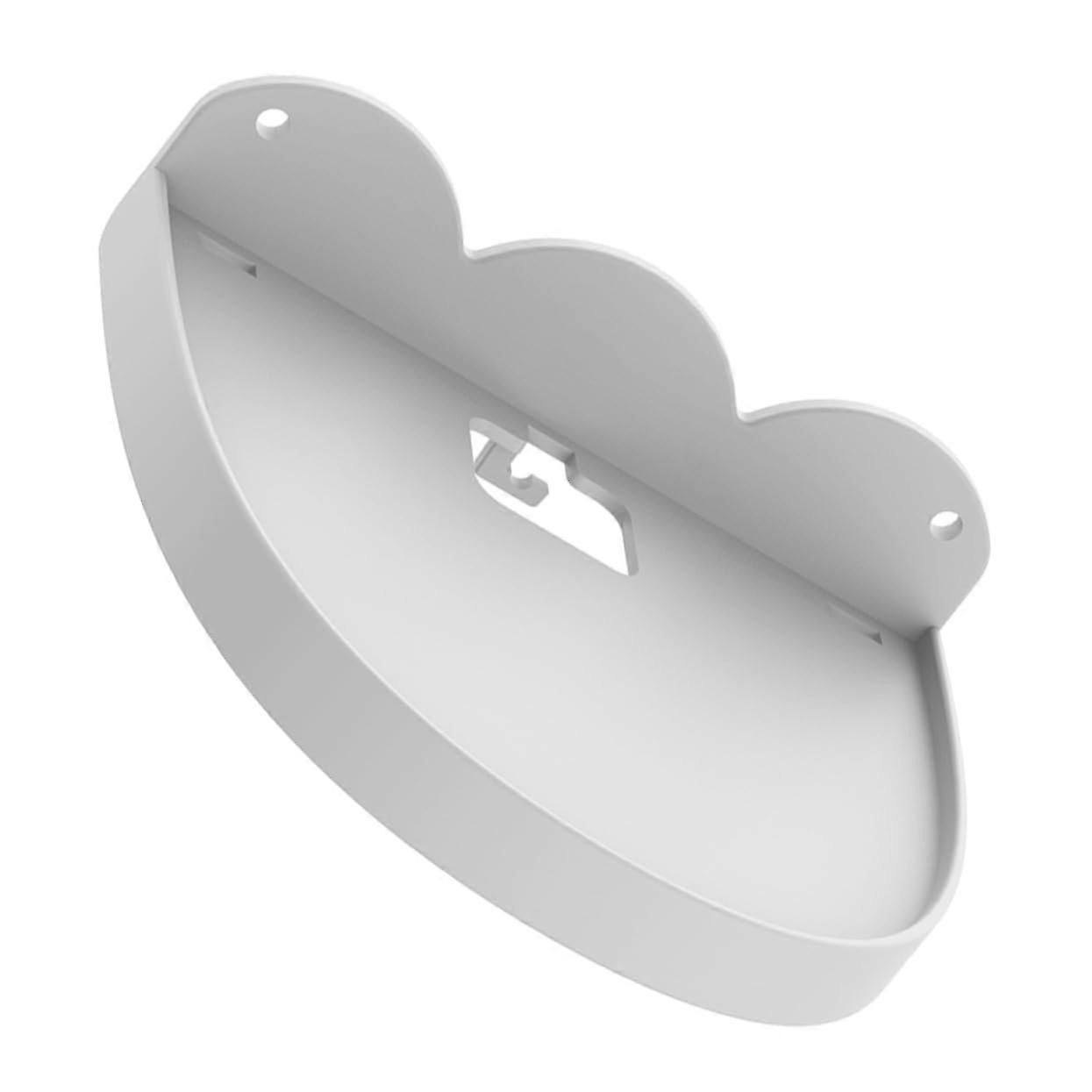 Wall Mounted Speaker Shelf Mini MultiFunctional Storage Rack, White, Compatible With Smart Speakers And IP Cameras