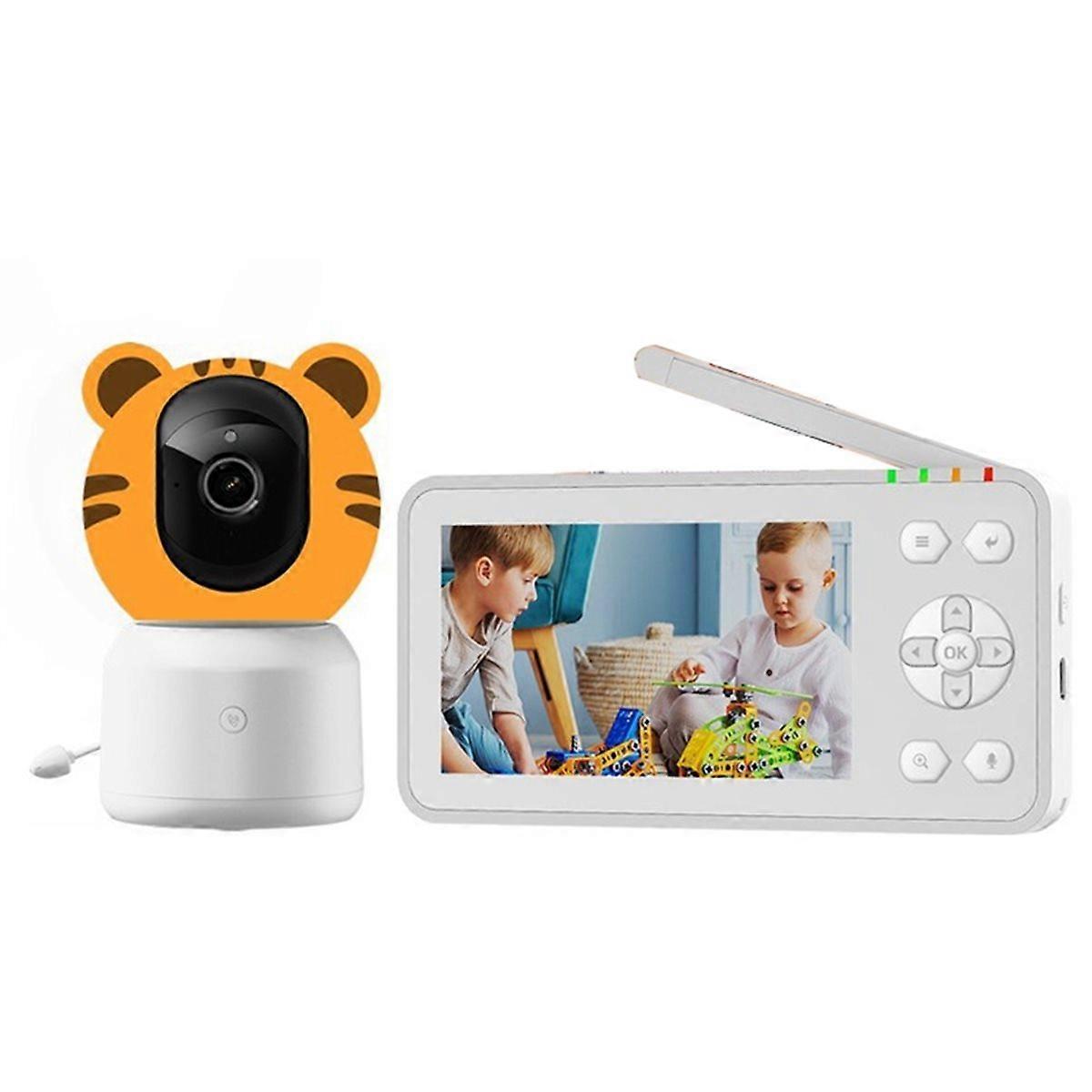 4.5-Inch 1080P WIFI Baby Monitor Support APP and Two-Way Voice Intercom Camera Cry Detection Baby Ne