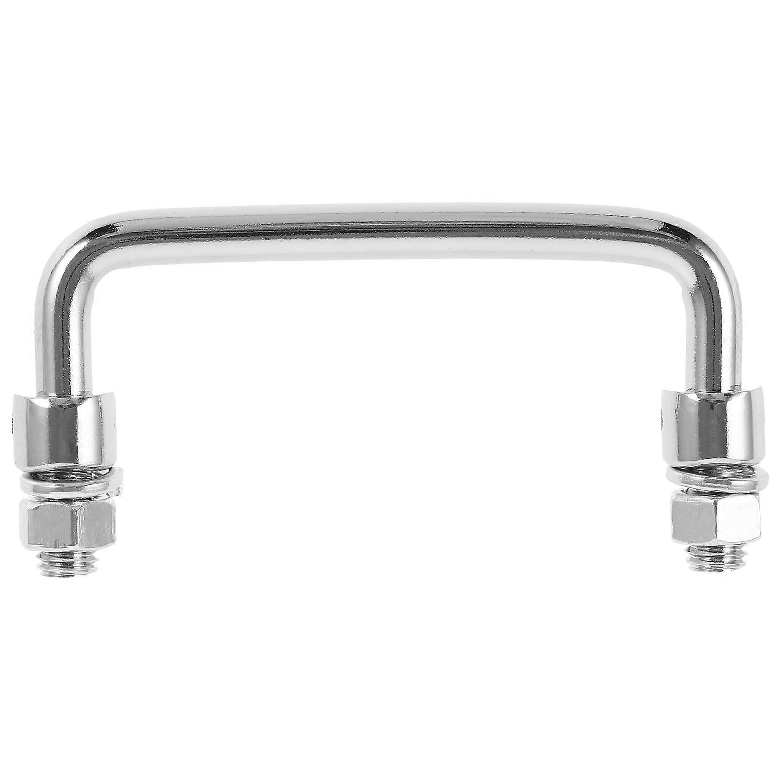 Handle Heavy Duty Pull Handle Iron Chrome Plated Chest Handle Folding Handle