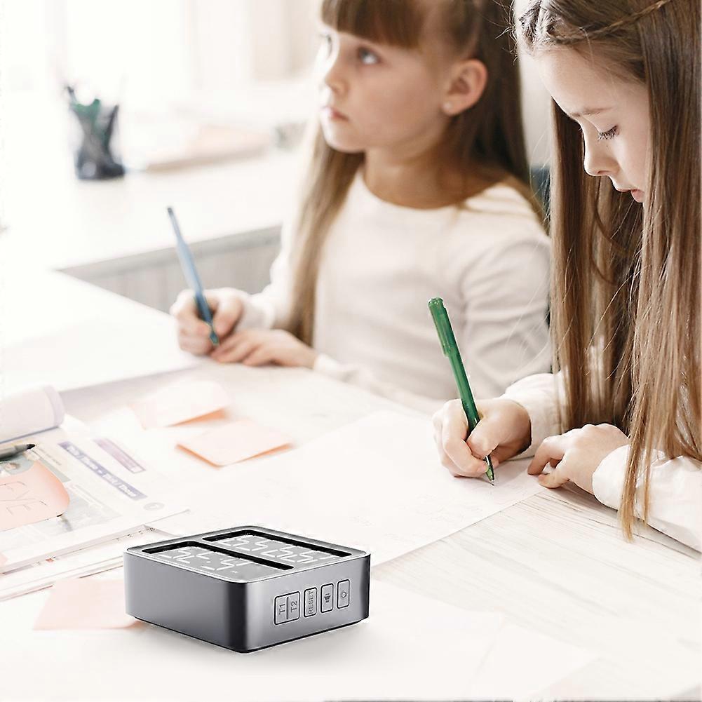 Kitchen Accessories Large LCD Digital Timer , Dual Screen Kitchen Timer, Indoor Study Timer, Bedroom, Bedside, Desktop