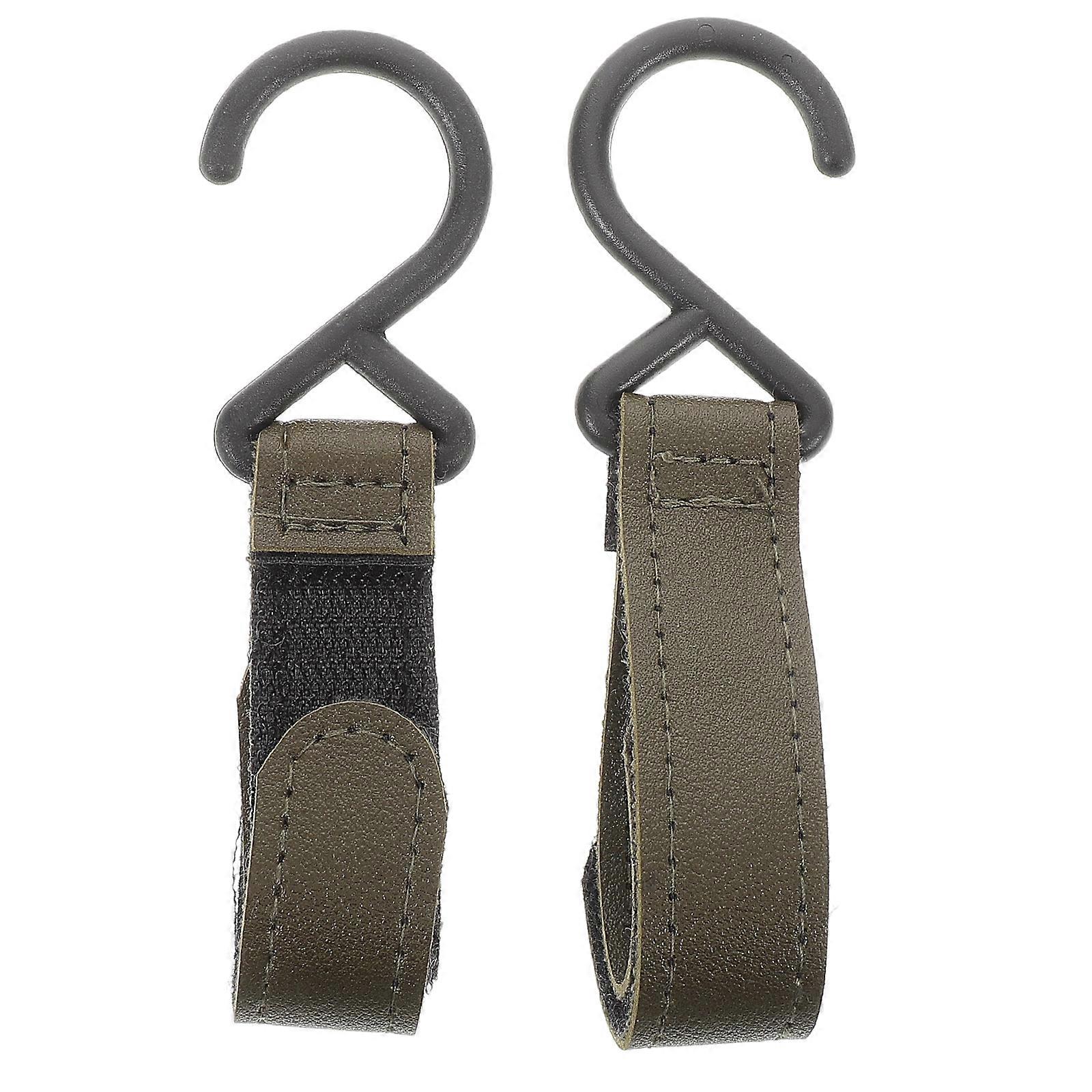 Green Baby Stroller Buckles for Stroller Straps 2Pcs Durable Hooks