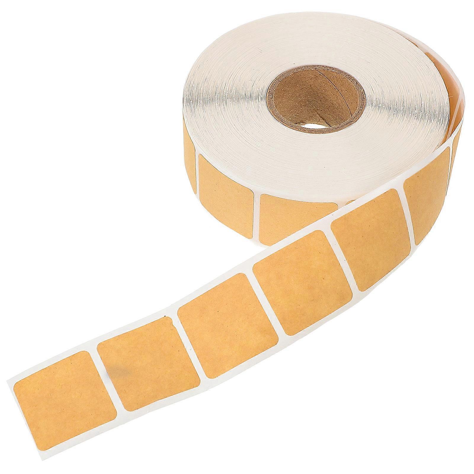 Plastic Target Repairing Labels Pasters for Nail Use 1 Roll Khaki Stickers