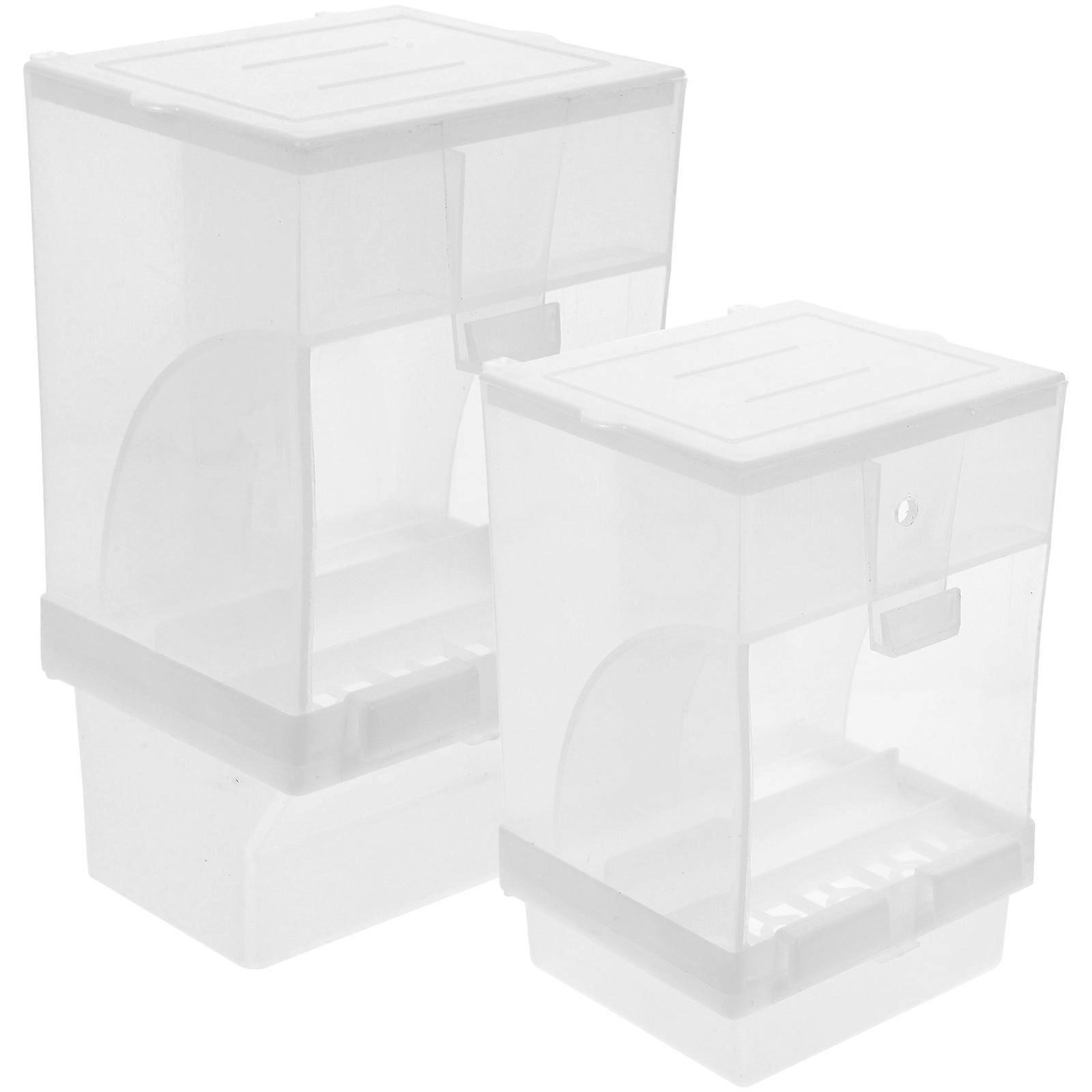 Bird Automatic Feeders 2Pcs Hook and Screw Style for Feeding