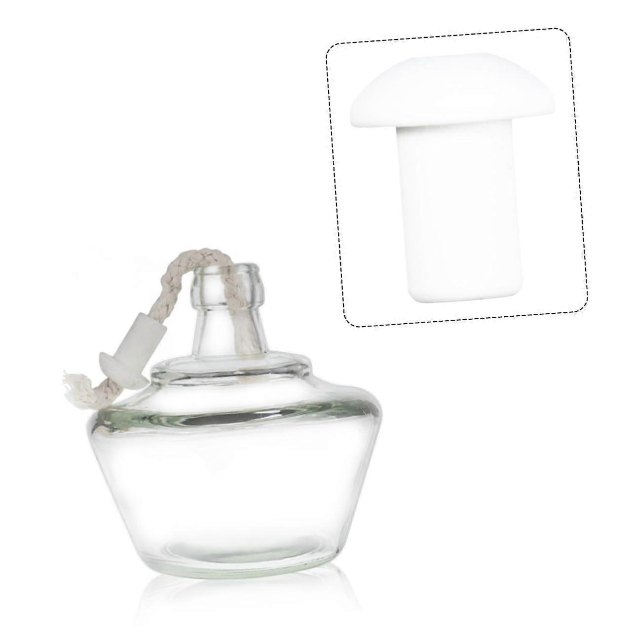 Ceramic Torch Wick Holders For Alcohol And Kerosene Burners With Cotton Wicks Included For Candle Burners 20Pcs