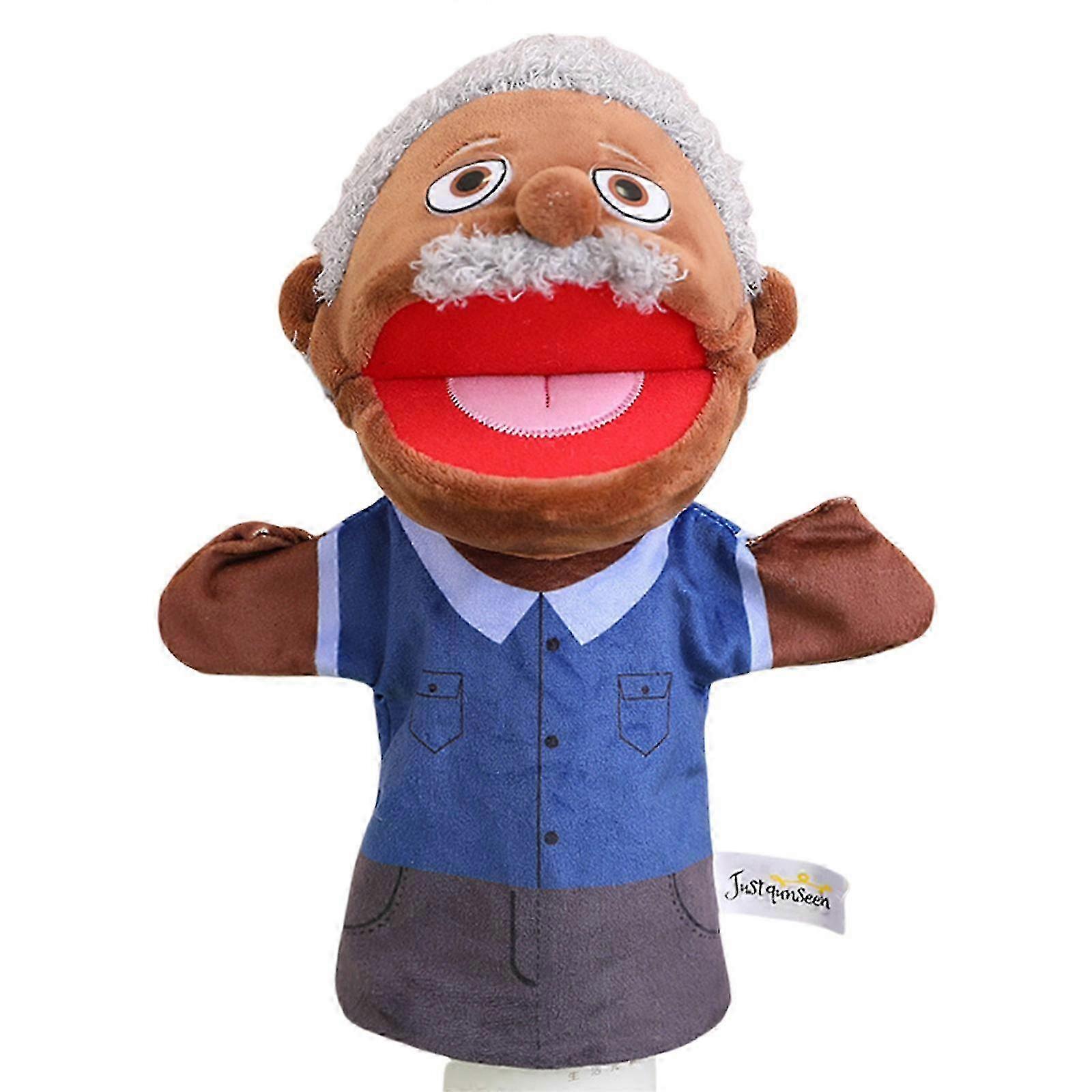 Plushs Puppet With Movable Mouth Character Puppet For Parent-Child Interactive Role Play Ideal As A Gift To Children w