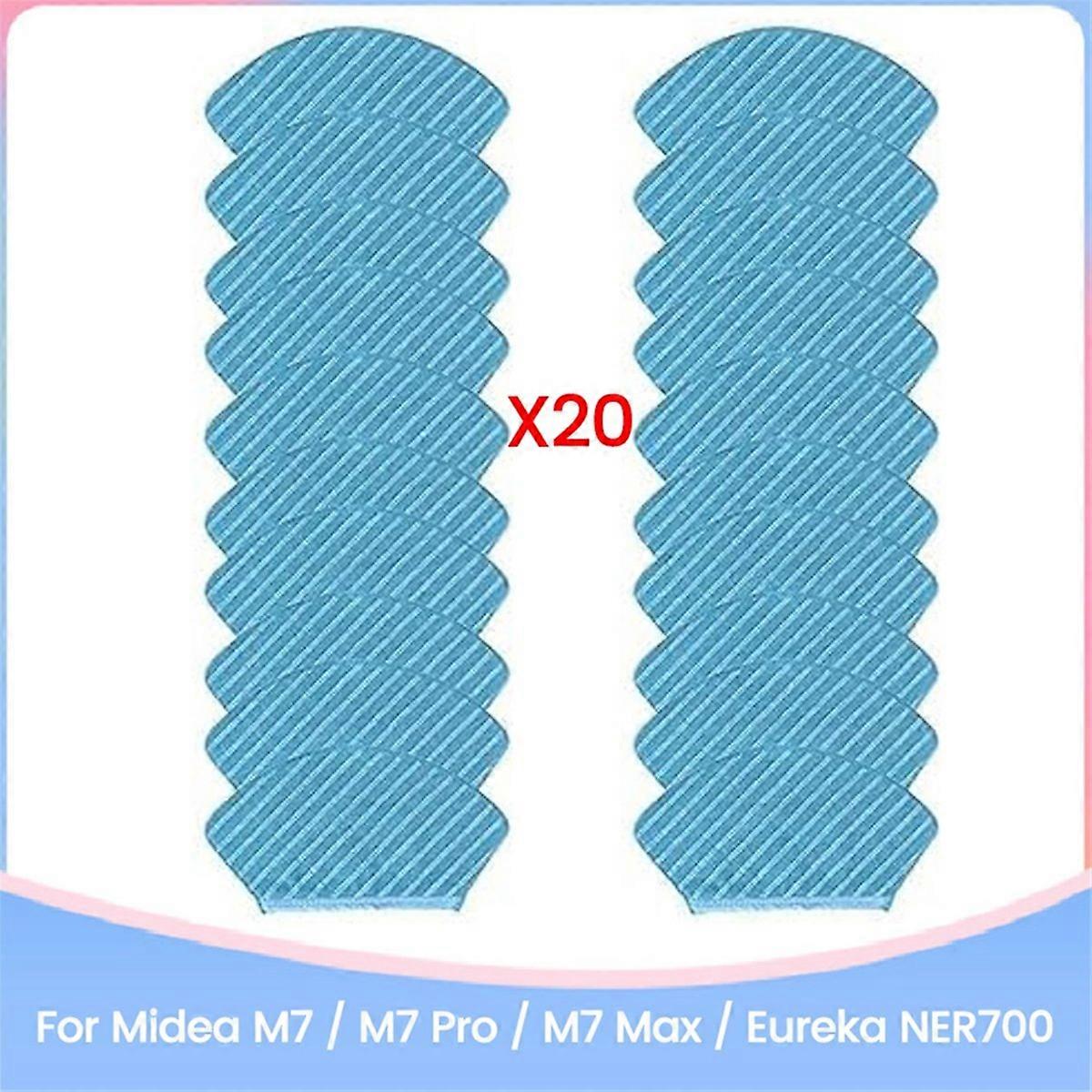 20PCS Mop Cloth for M7 / M7 Pro/ NER700 Robot Vacuum