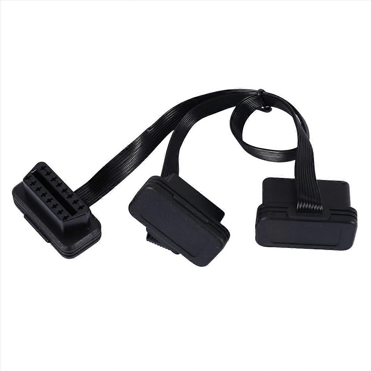 OBDII Extension Dual Connector Y Splitter