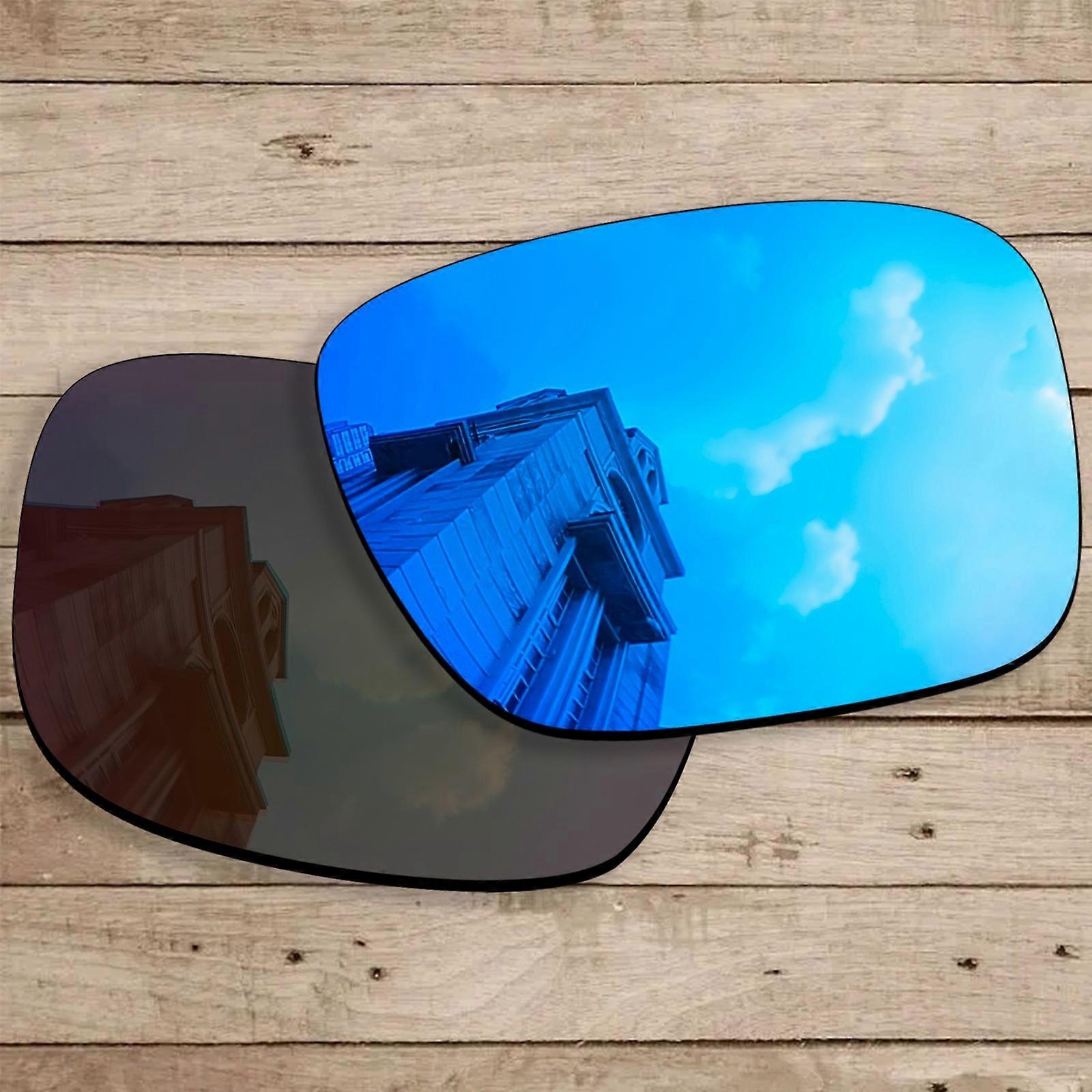 hdhut Anti-Scratch Polarized Replacement Lens for-Oakley Drop Point Ice Blue