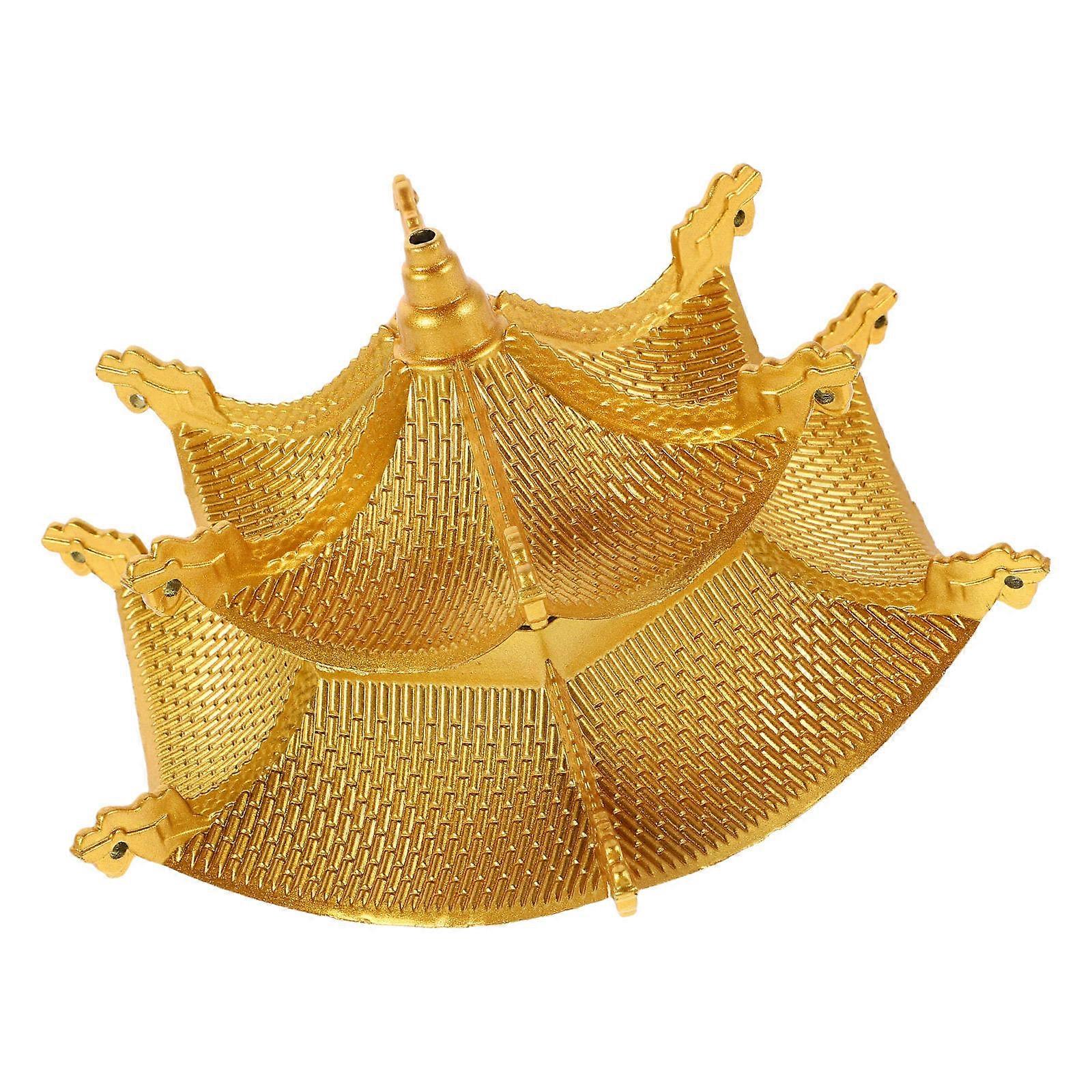 Golden Lantern Capper Traditional Lantern Top Cover for Decoration