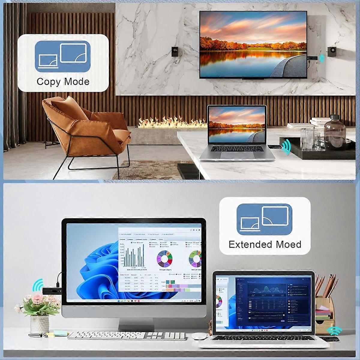 Wireless -Compatible Transmitter Receiver,for PC/Laptop/TV Box