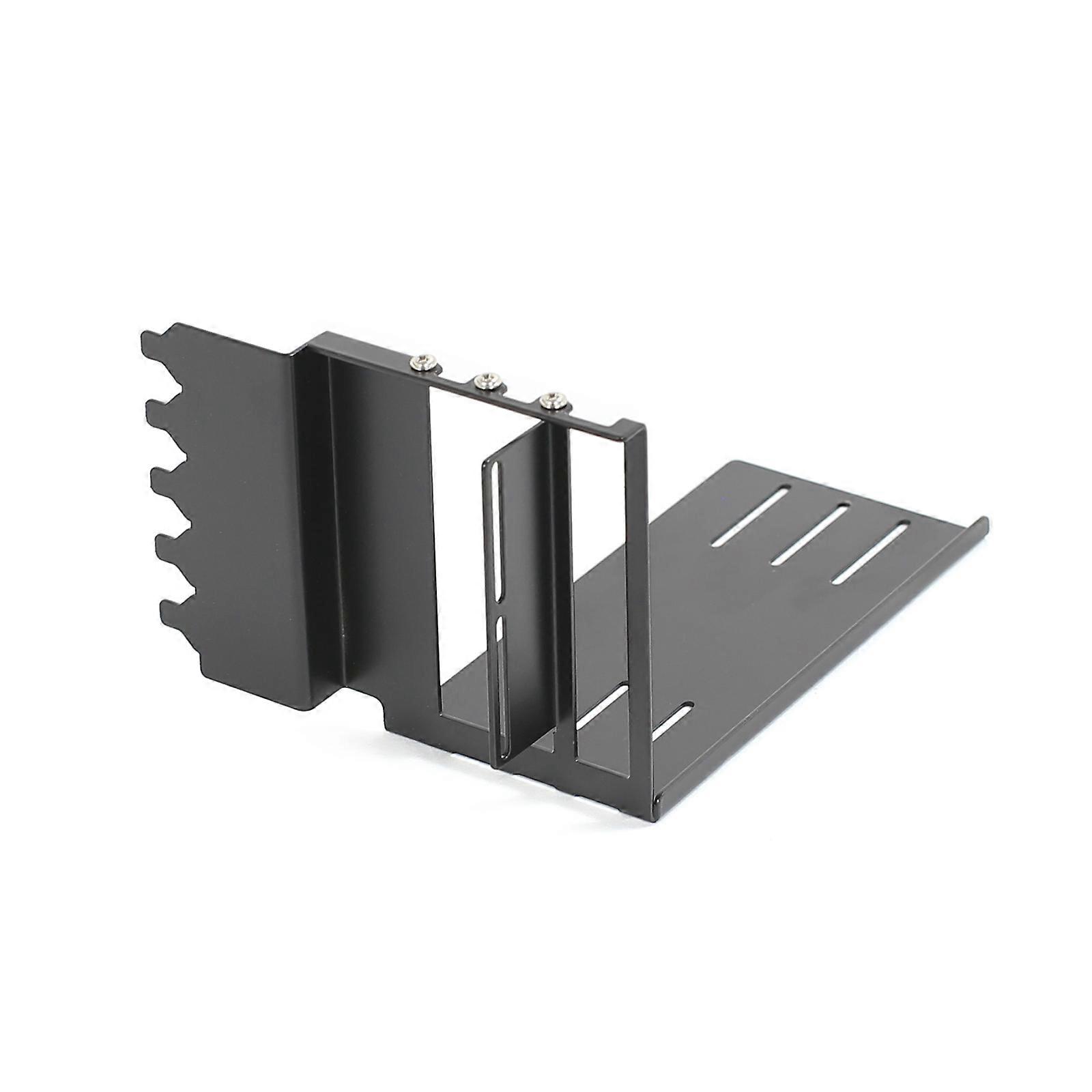 SXJ-B Enhanced Version GPU Angle Conversion Mount GPU Holder Widened Version for Desktop Computer Case  Black