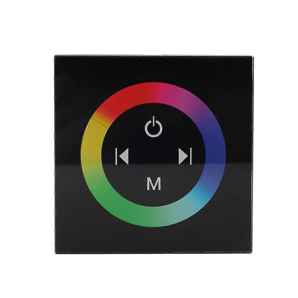WallMounted Touch Panel LED Strip Light Controller RGB Dimmer DC1224V for Versatile Color