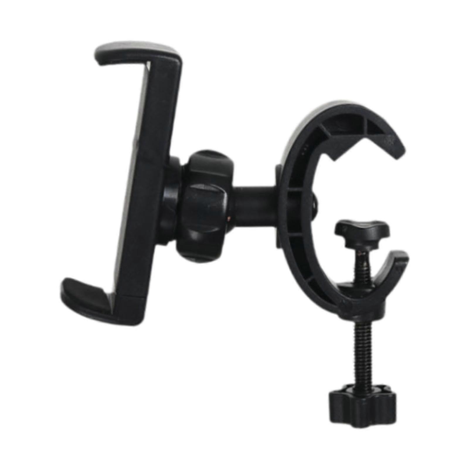 Mic Stand Phone Holder For Microphone Stand Adjustable Portable Support Clip 360 Degree Rotation