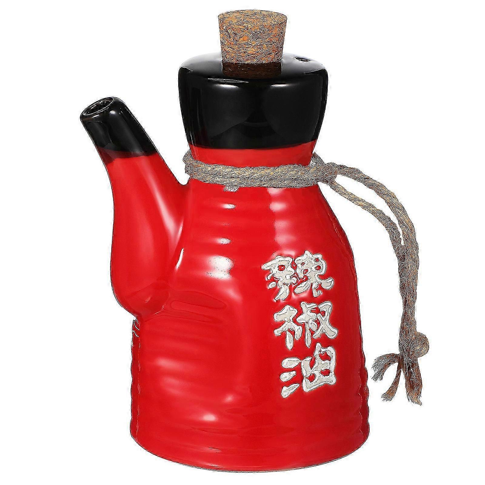 Japanese Style Sauce Container for Cooking 9Pcs Ceramic Condiment Bottle