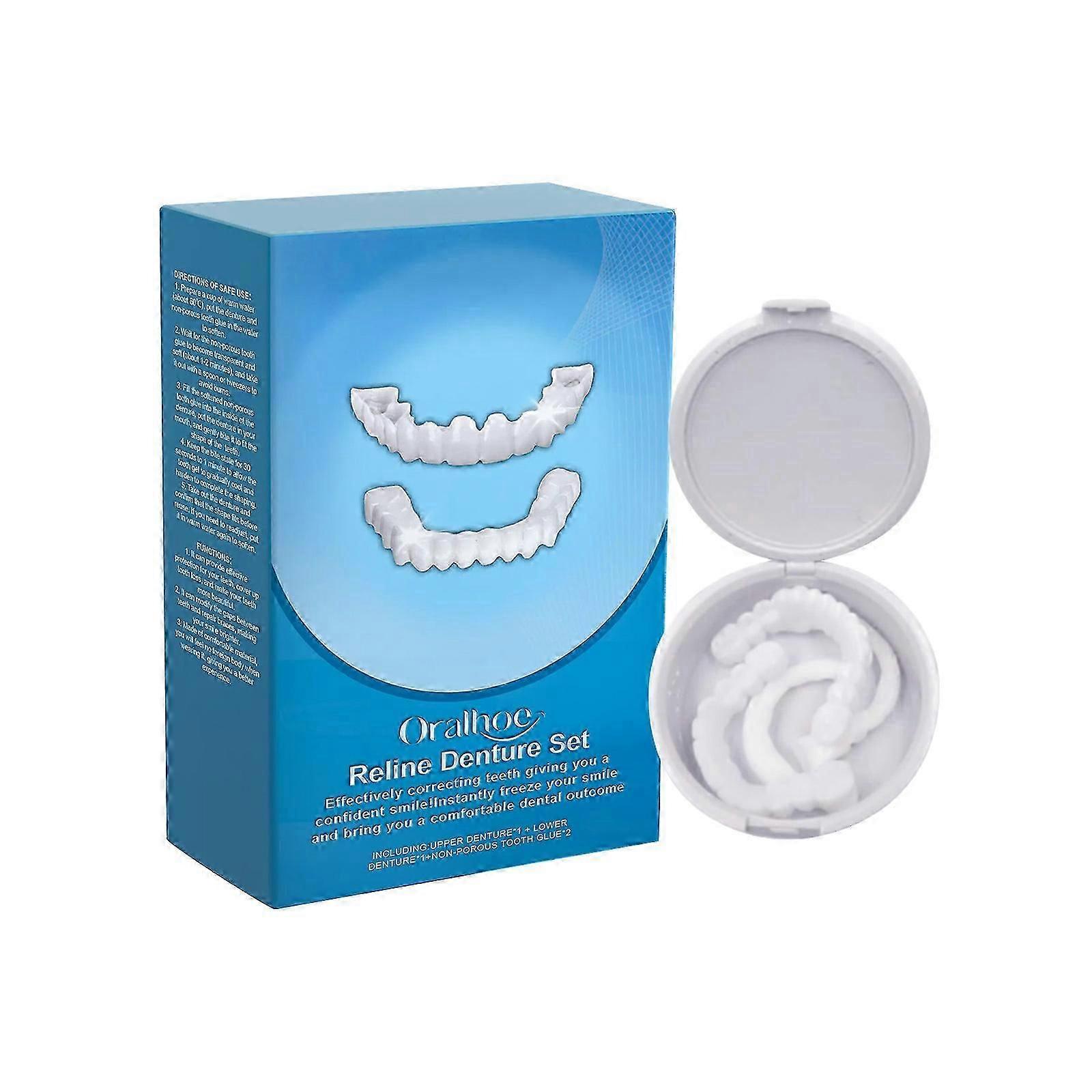 Denture Modification Kit - Comfortable Resin, Easy Fit, Instant Results