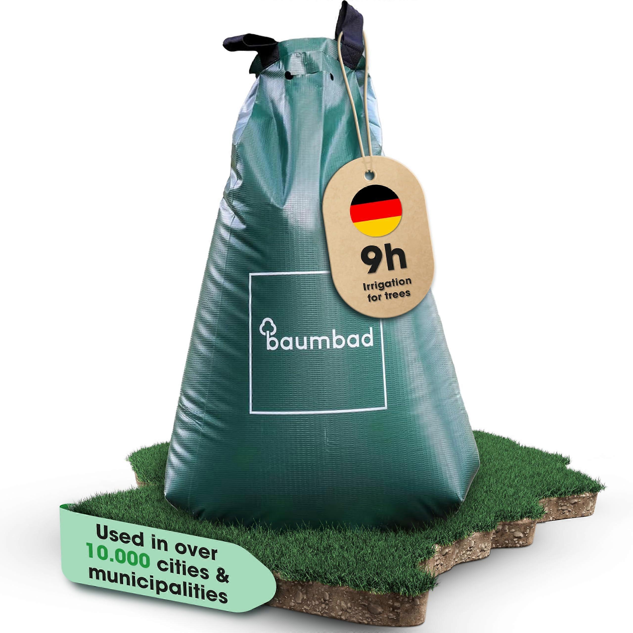 20 Gallon Tree Watering Bag PVC UV Resistant Slow Release for Deep Root Hydration Green