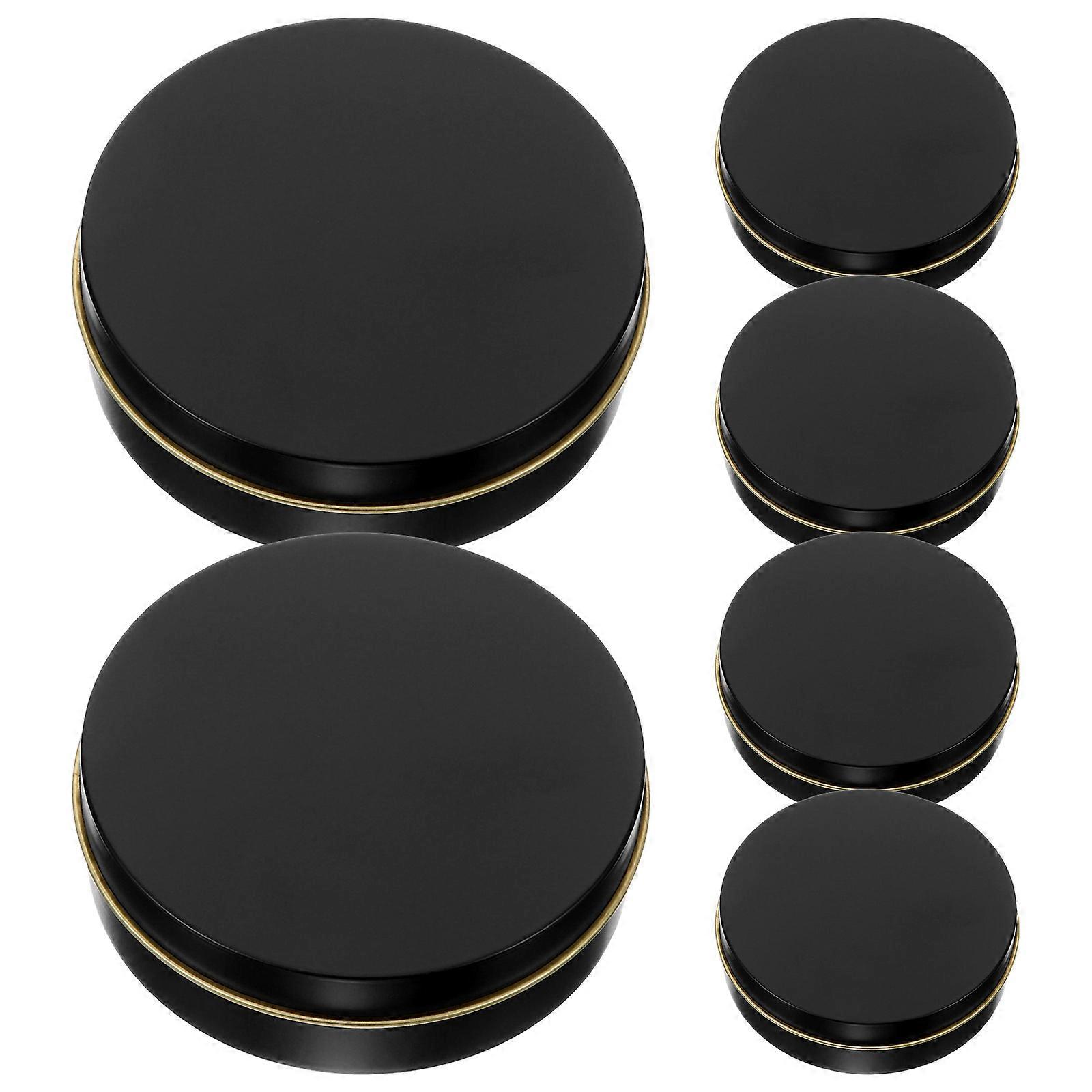 Candle Container Round Multi-Function Storage Boxes 12Pcs for Makeup