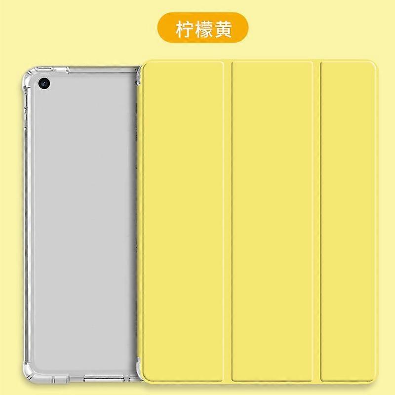 Case For Ipad 10 10.9" Lemon Yellow Solid Color Back /no Sticker Soft Inch