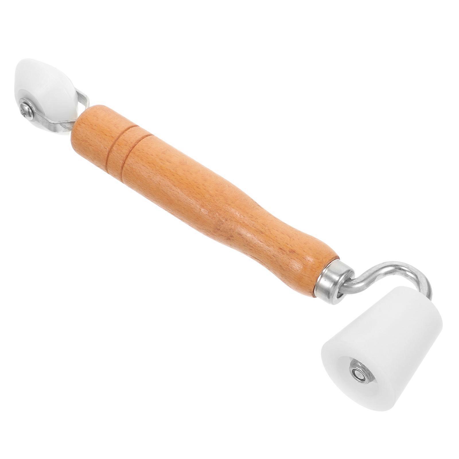 Seam Roller Wallpaper Roller Tool for Wallpaper Application 4Pcs with Wood Handle