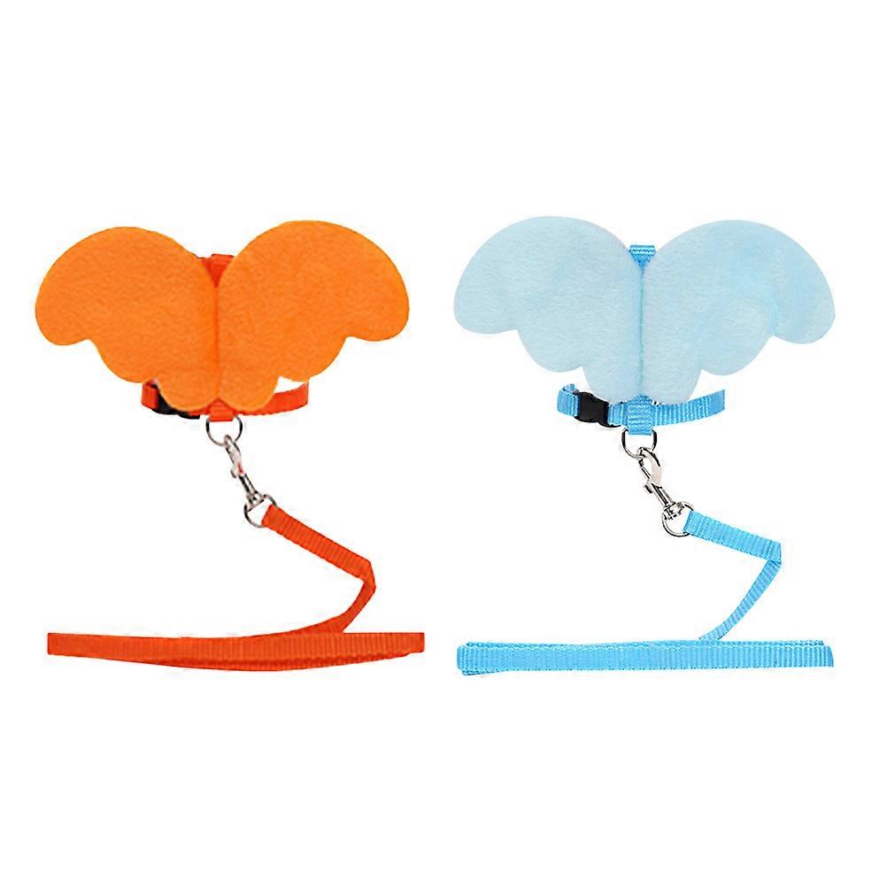 Pet Chest Strap Cat Harness for Walking 2Pcs in Assorted Colors