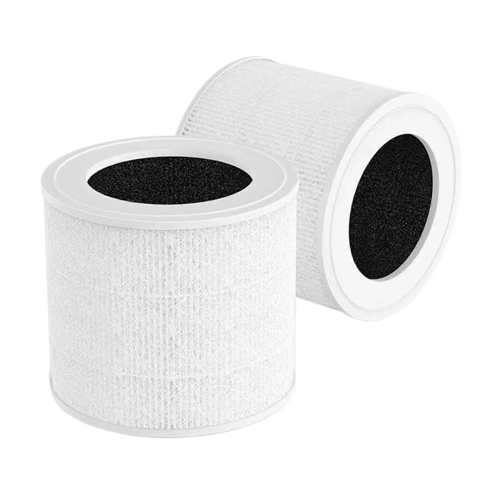 2 Pack 3in1 Replacement Air Purifier Filter with Extended Dust Holding for LEVOIT Core Mini