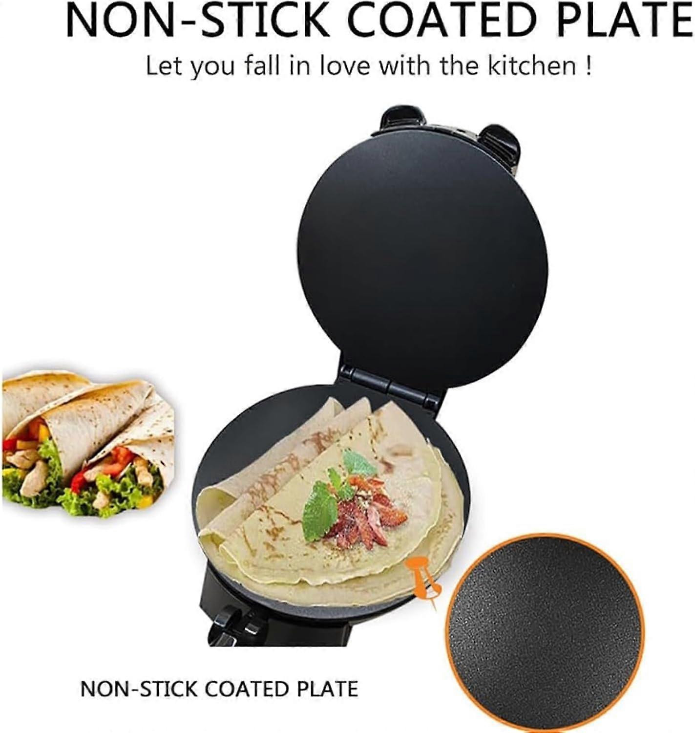 Electric Pancake Maker with NonStick 10Inch Plate, Adjustable Temperature and LED Indicator