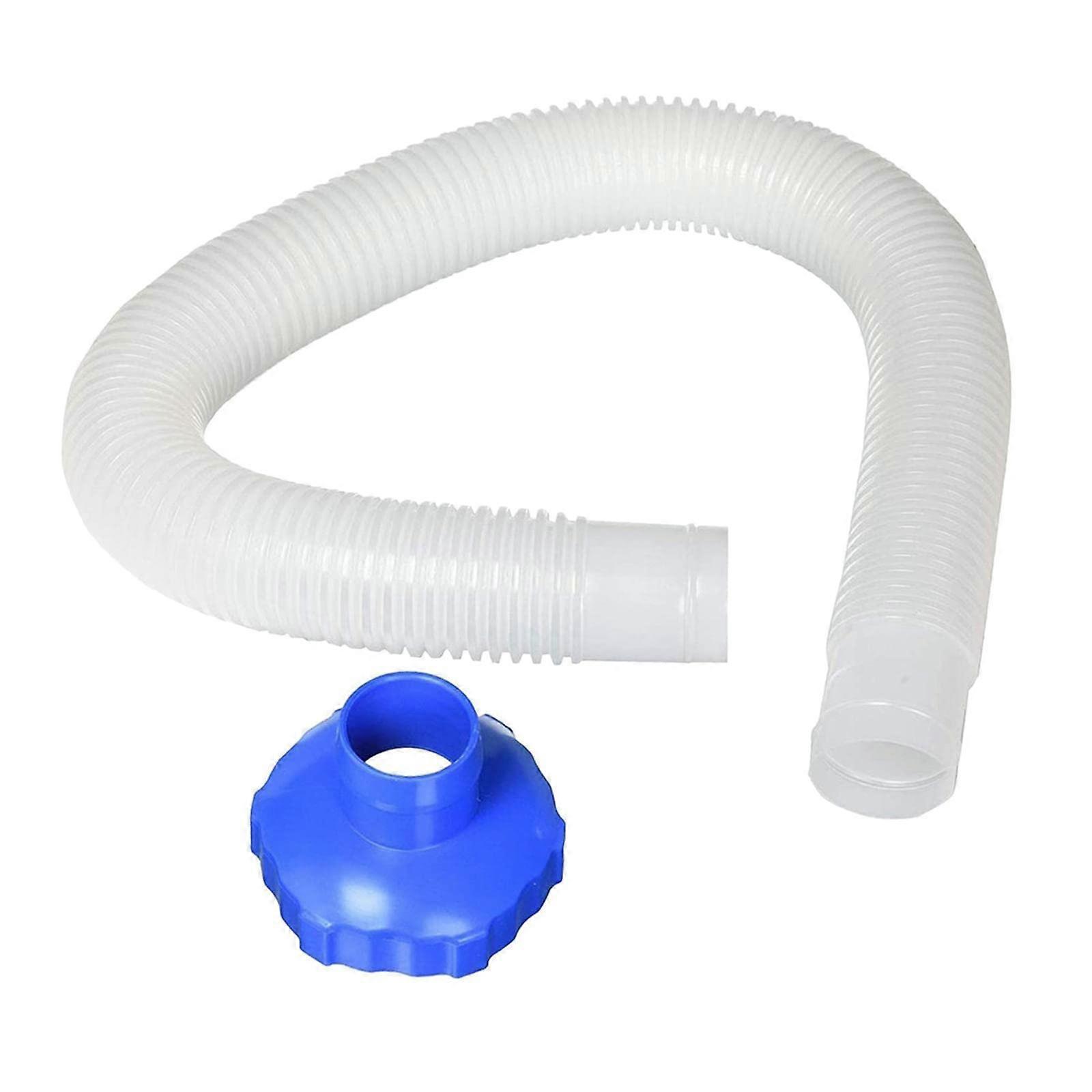 Pool Hose Adapter Replacement for Pool Skimmer 11238, Durable Plastic Connector Keeps Water Clean