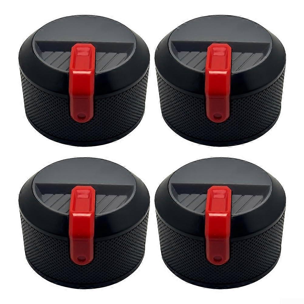 58mm Electroplated Grill Replacement Knobs, HeatResistant BBQ Stove Controls with NonSlip Grip