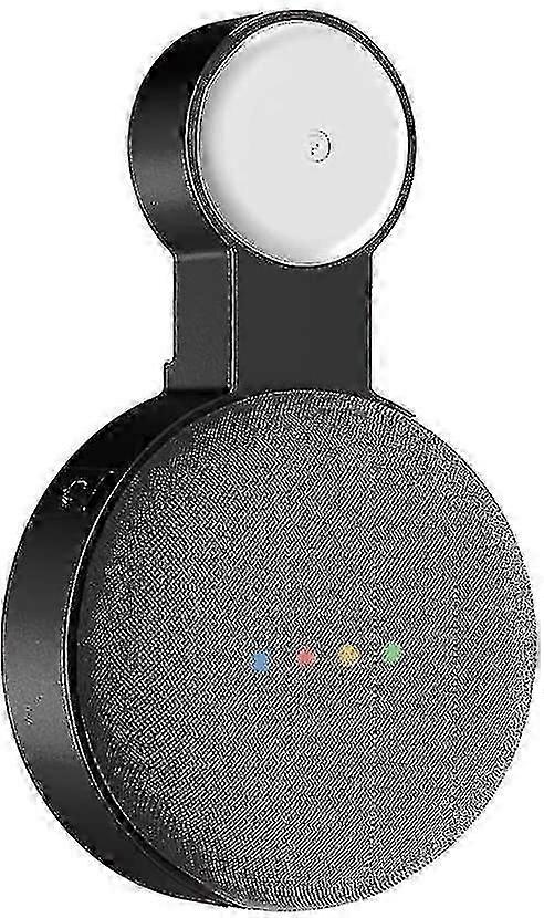 Socket Wall Bracket Compatible With Google Home Mini Voice Assistant Smart Speaker Harness Management Accessories (white)