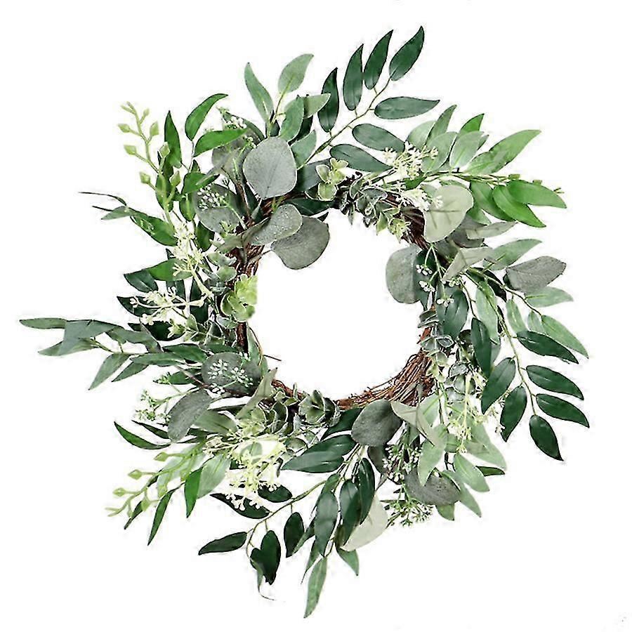 2026 Spring Summer Eucalyptus Flower Wreath 4 - Hanging Decoration