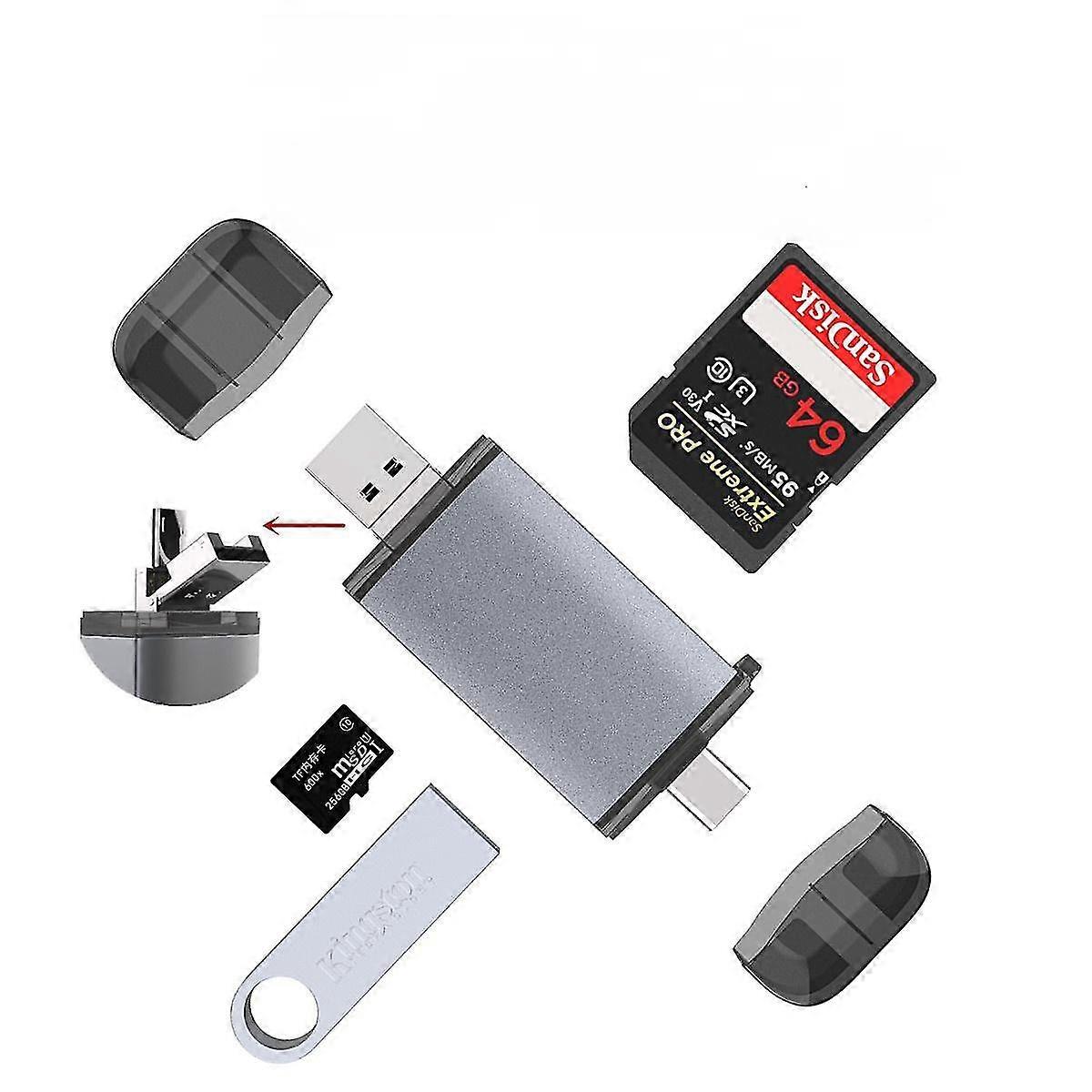 Card Reader Micro Usb 3.0 Type C To Sd Micro Sd Tf Adapter Accessories Otg Cardreader Smart Memory Sd Card Reader 26-27s