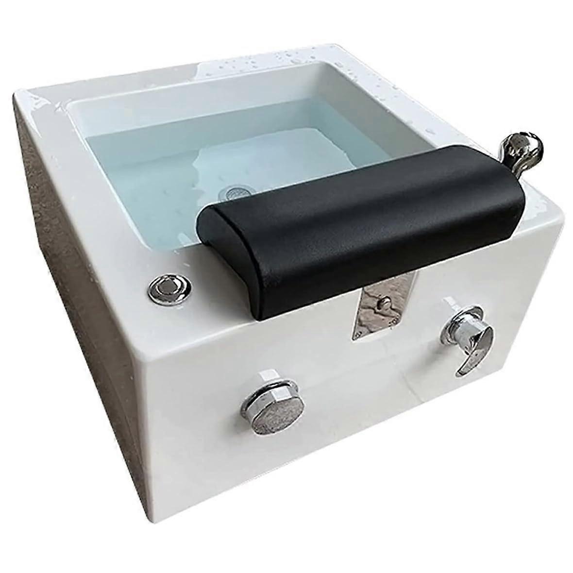 Acrylic Foot Spa with Vibration Massage and Spray Function, Deep Basin Pedicure Foot Bath