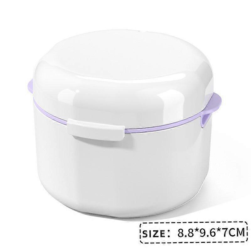 Tooth socket storage box cleaning box tooth holder storage box filter soaking box denture box
