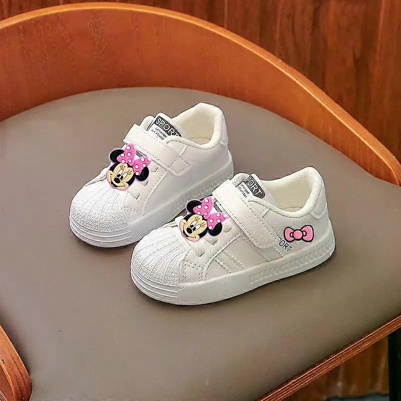 Disney Kids Sneakers Spring fall New Boys Casual Shoes Girls Toddler Shoes Baby Low Top Board Shoes Mickey Mouse first walkers