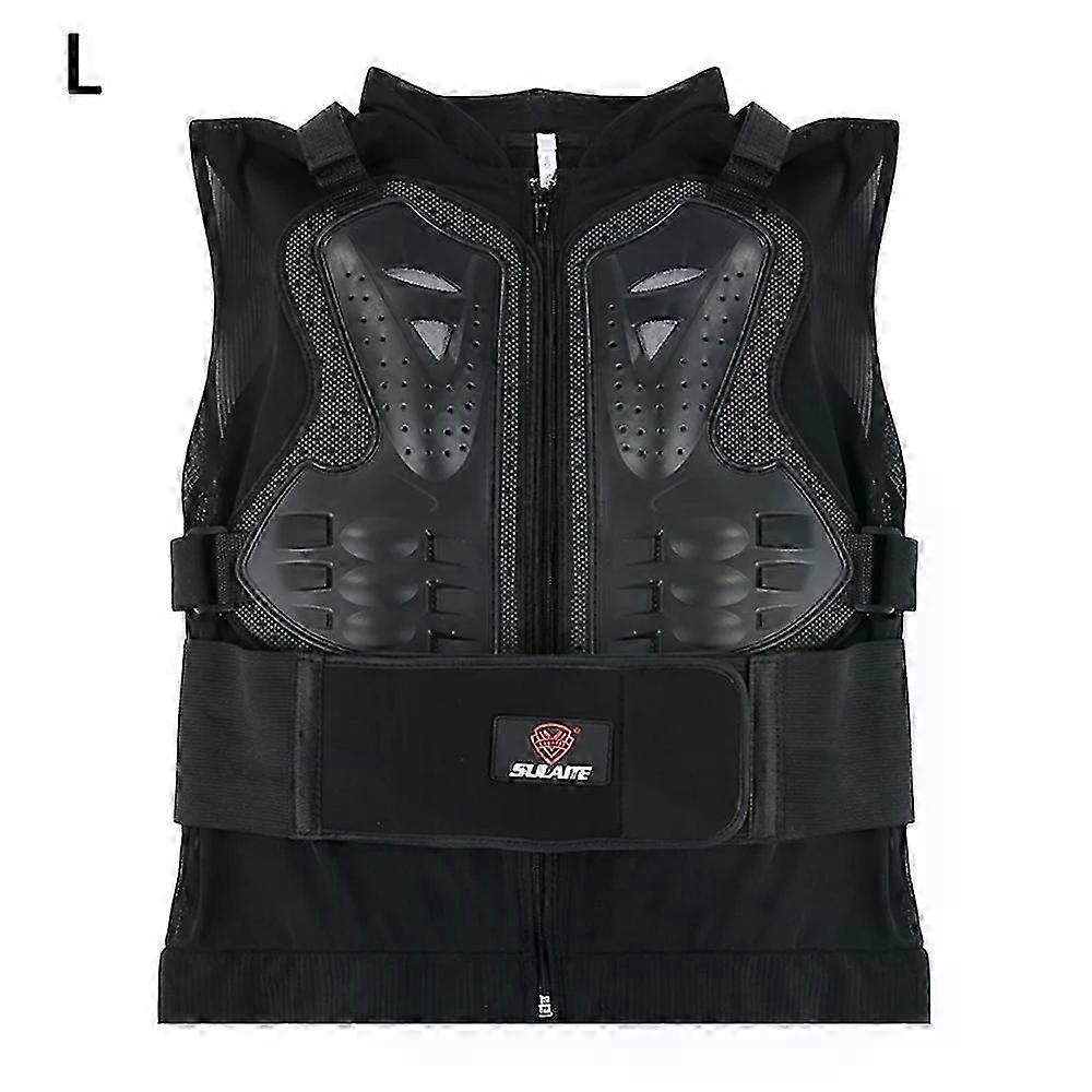 Motorcycle Armor Jacket with Impact Absorption Padding for Cycling Skating Youth Full Body Protector