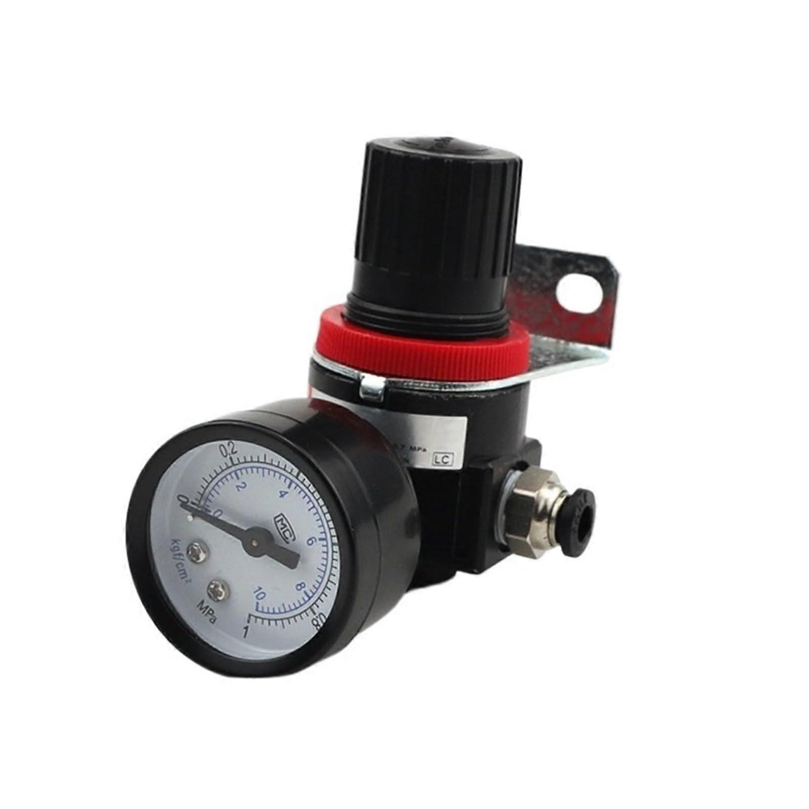 AR2000 Pneumatic Air Regulator with 8mm Fittings, Precise Adjustable Pressure Reducing Valve
