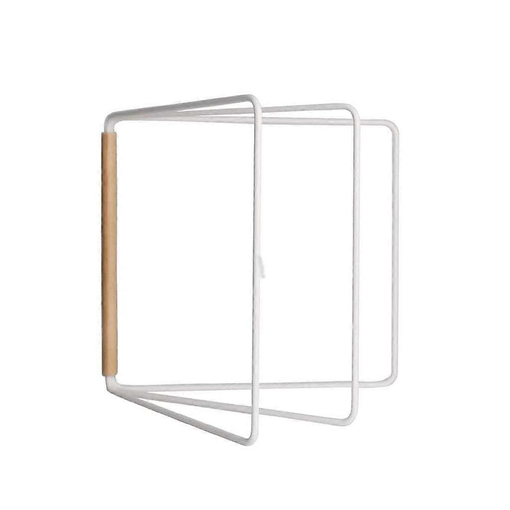 Countertop Towel Rack with Adjustable ThreeBar Foldable Design for Kitchen and Bathroom Storage