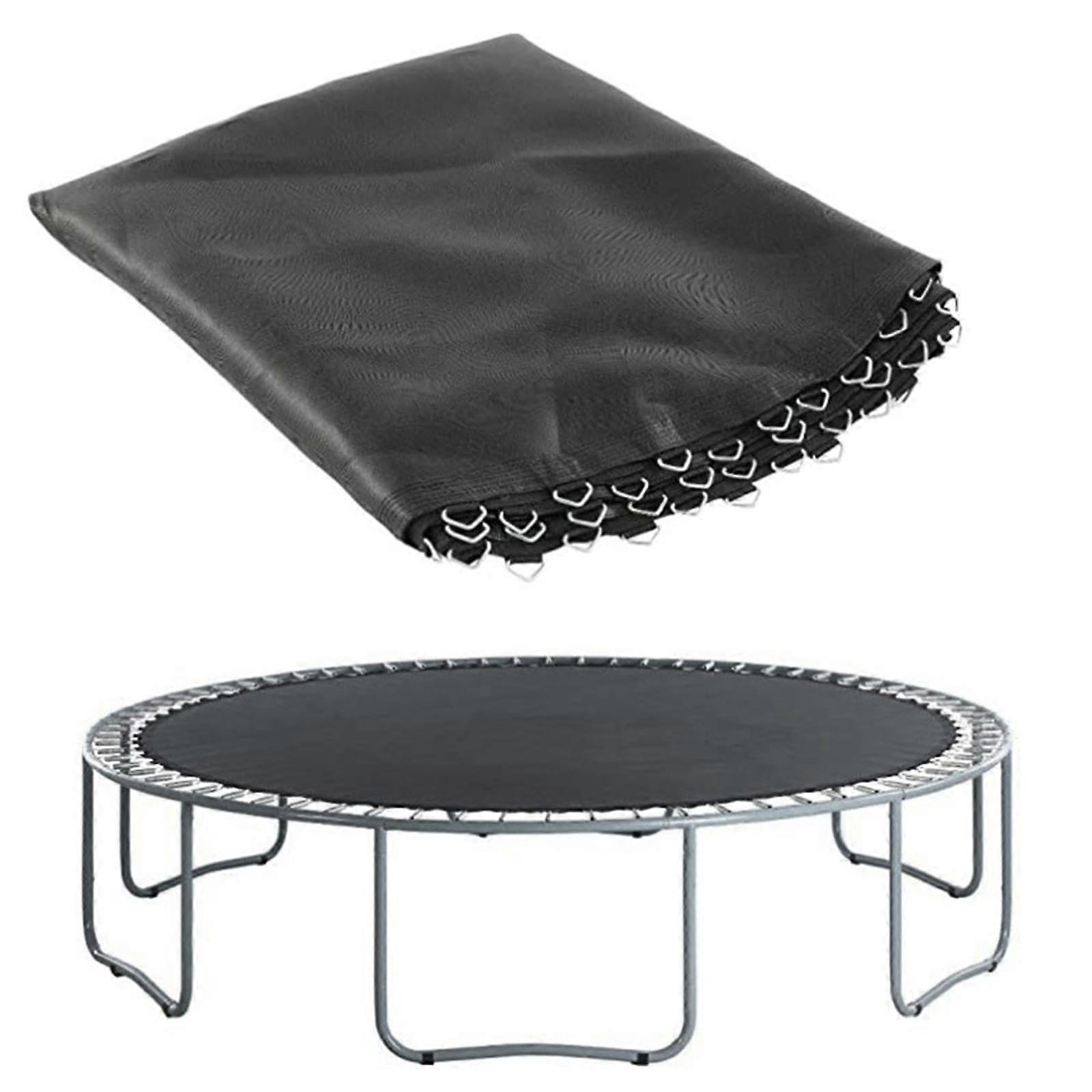 Elastic Round Trampoline Replacement Mat with 42 VRings, Durable Outdoor Jumping Surface