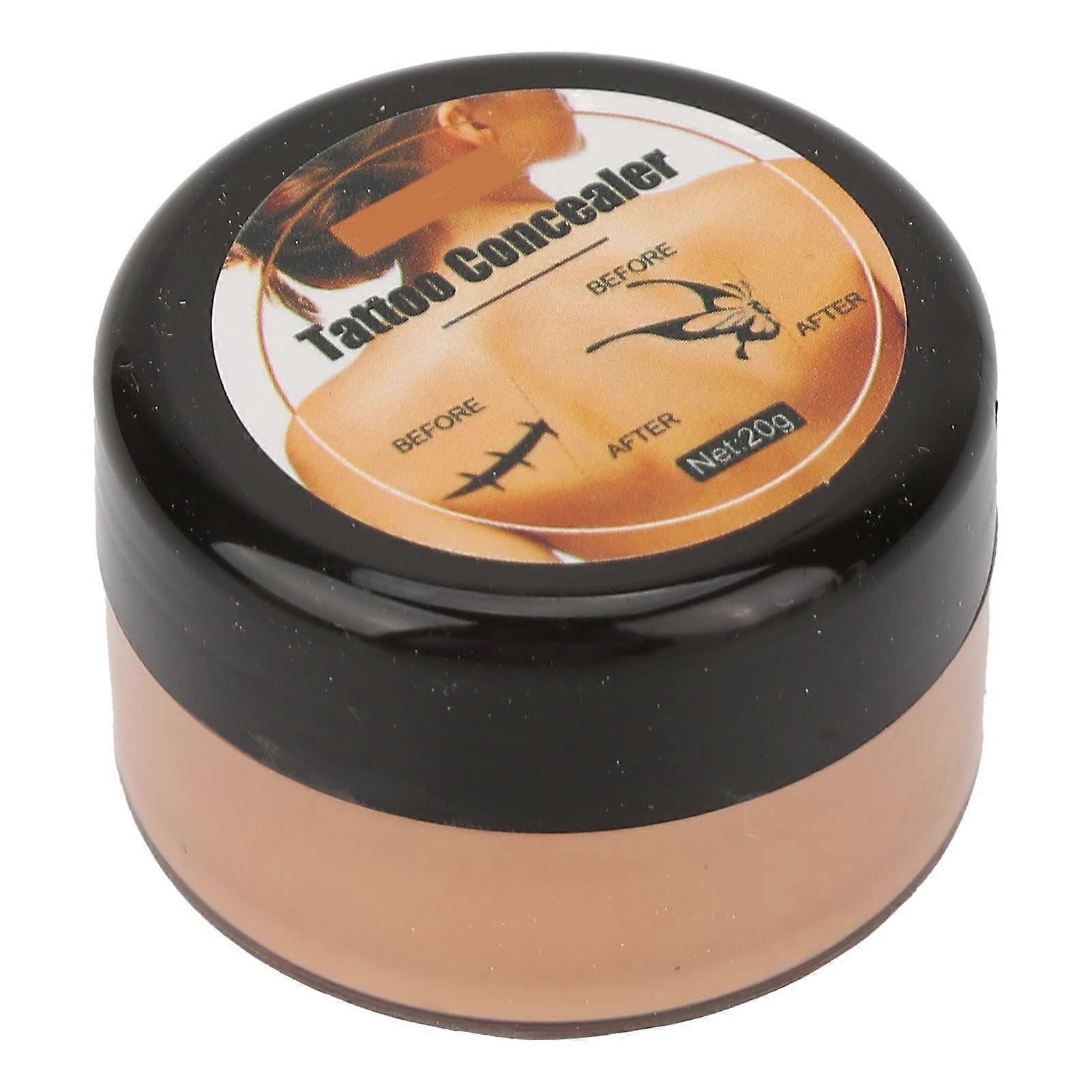 Tattoo Concealer Cream Full Coverage Waterproof Makeup for Birthmarks Scars Long Lasting Wear