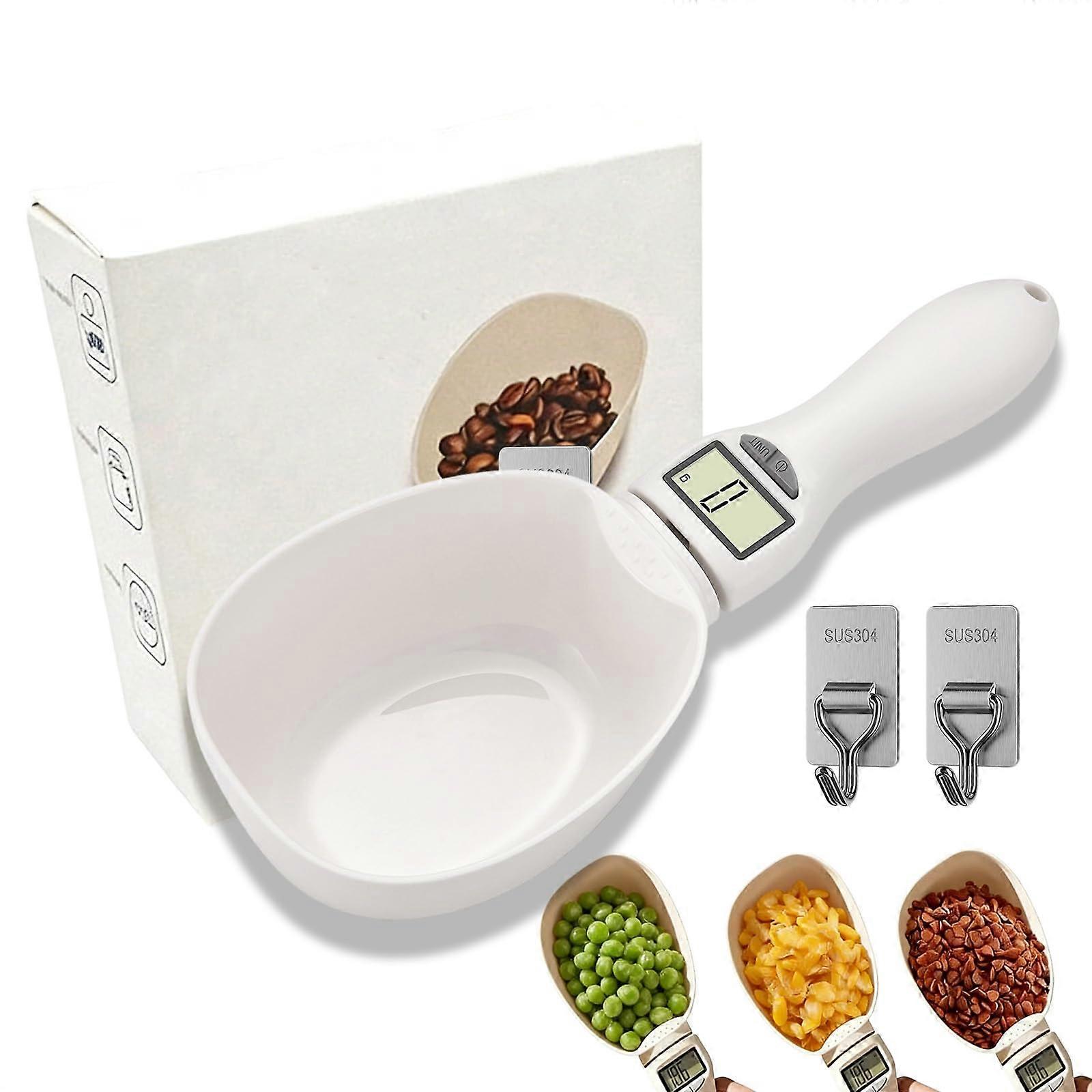 Digital Measuring Spoon with LCD Display,  Precision Electronic Spoon Scale for Baking, Kitchen Coffee, Flour, Oil (2Pcs)